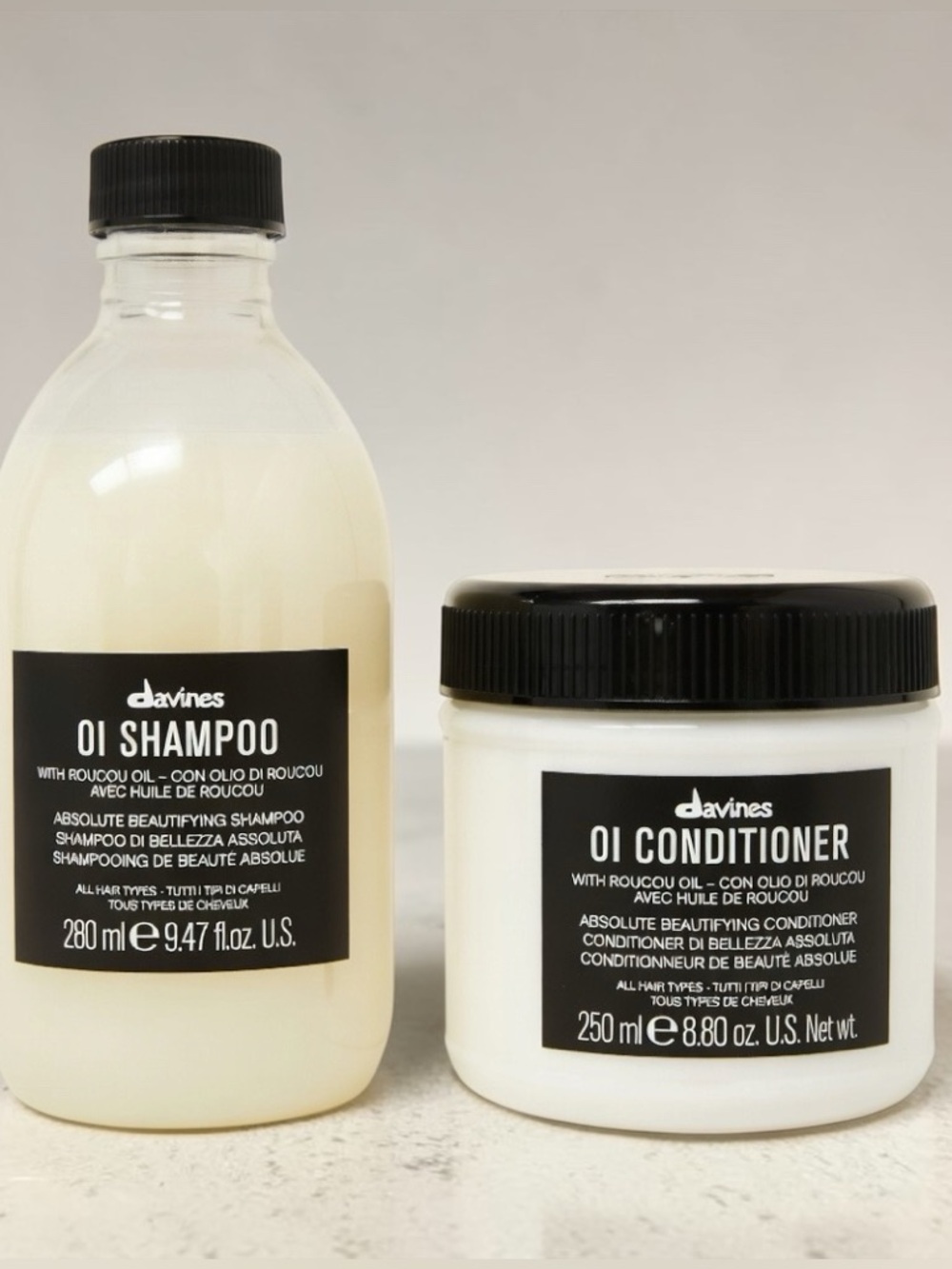 Davines OI Shampoo & Conditioner Duo